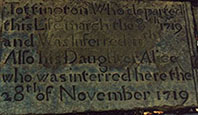 Elizabeth Kay's gravestone