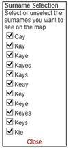 Surname Selection